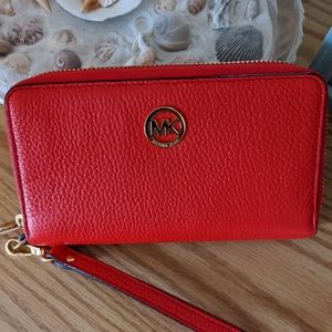 Michael Kors Mandarin Orange wallet